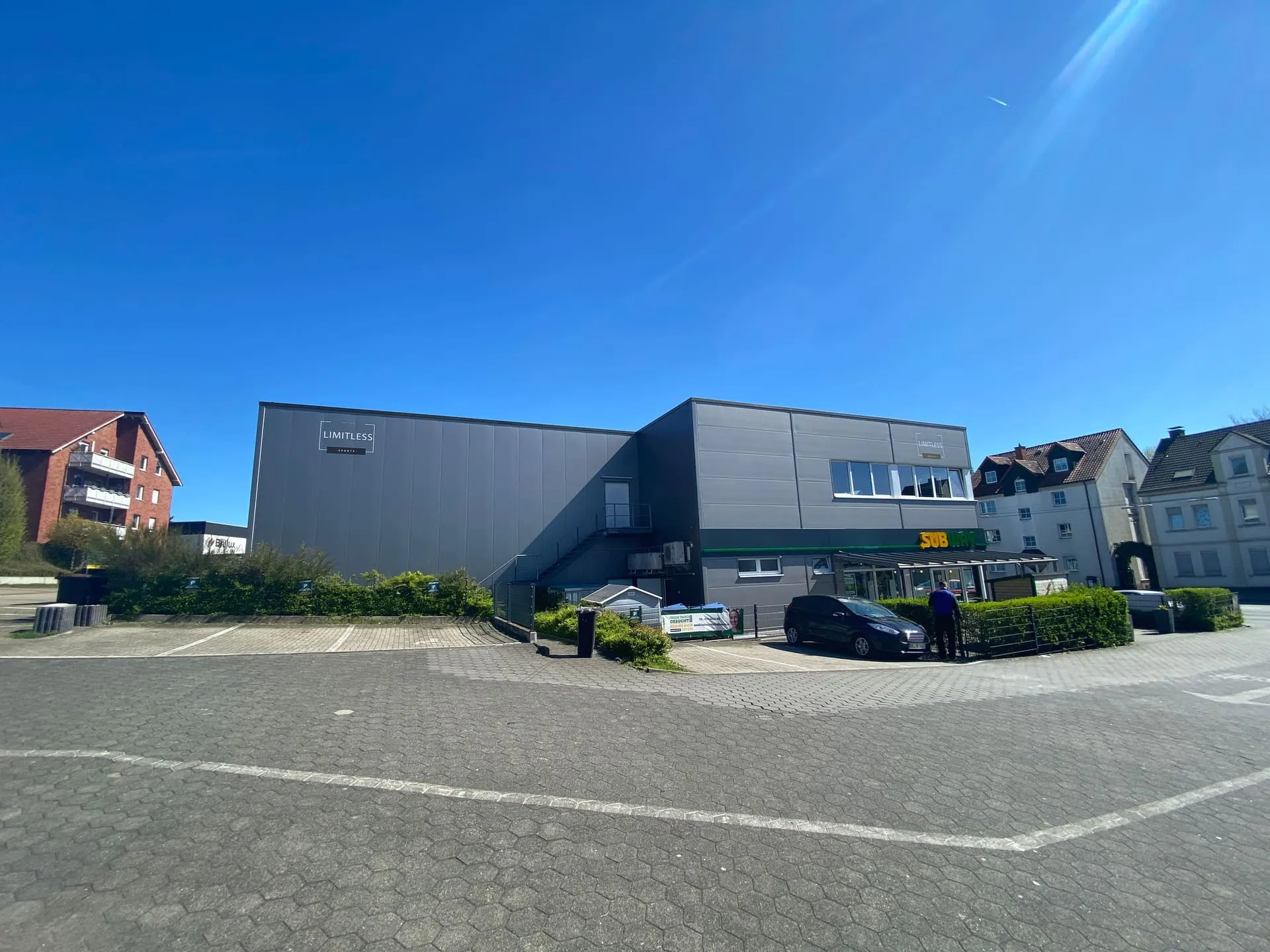 Studiogebäude mit Parkplatz in Recklinghausen